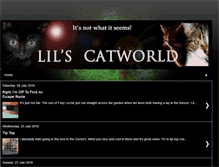 Tablet Screenshot of lilscatworld.net